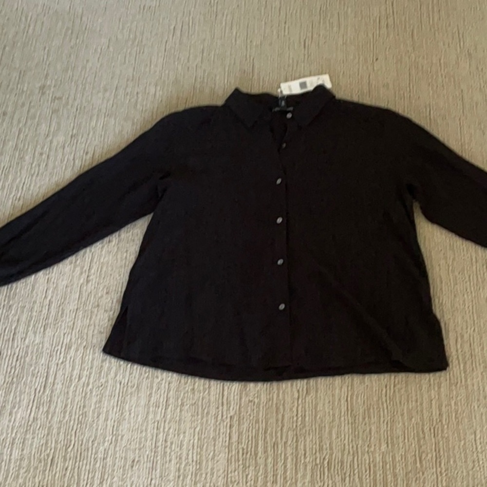 Black Button-Up Shirt